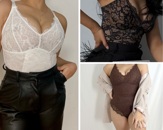 Spring to spring in our Lace Shapewear bodysuits!