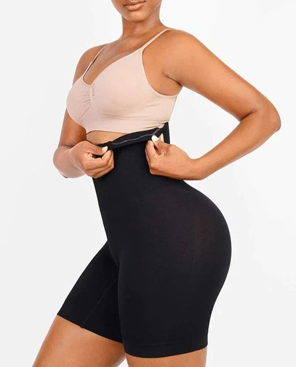 Seamless Shapewear Shorts med Hög-Midja – Sassy Girl